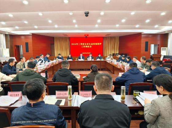 沈三保主持召开2026年三季度全市生态环境保护工作调度会议